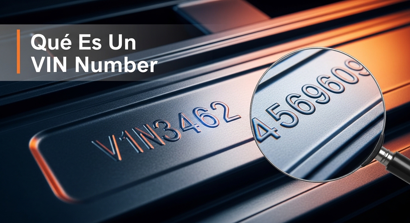 ¿Qué Es Un VIN y Para Qué Sirve?